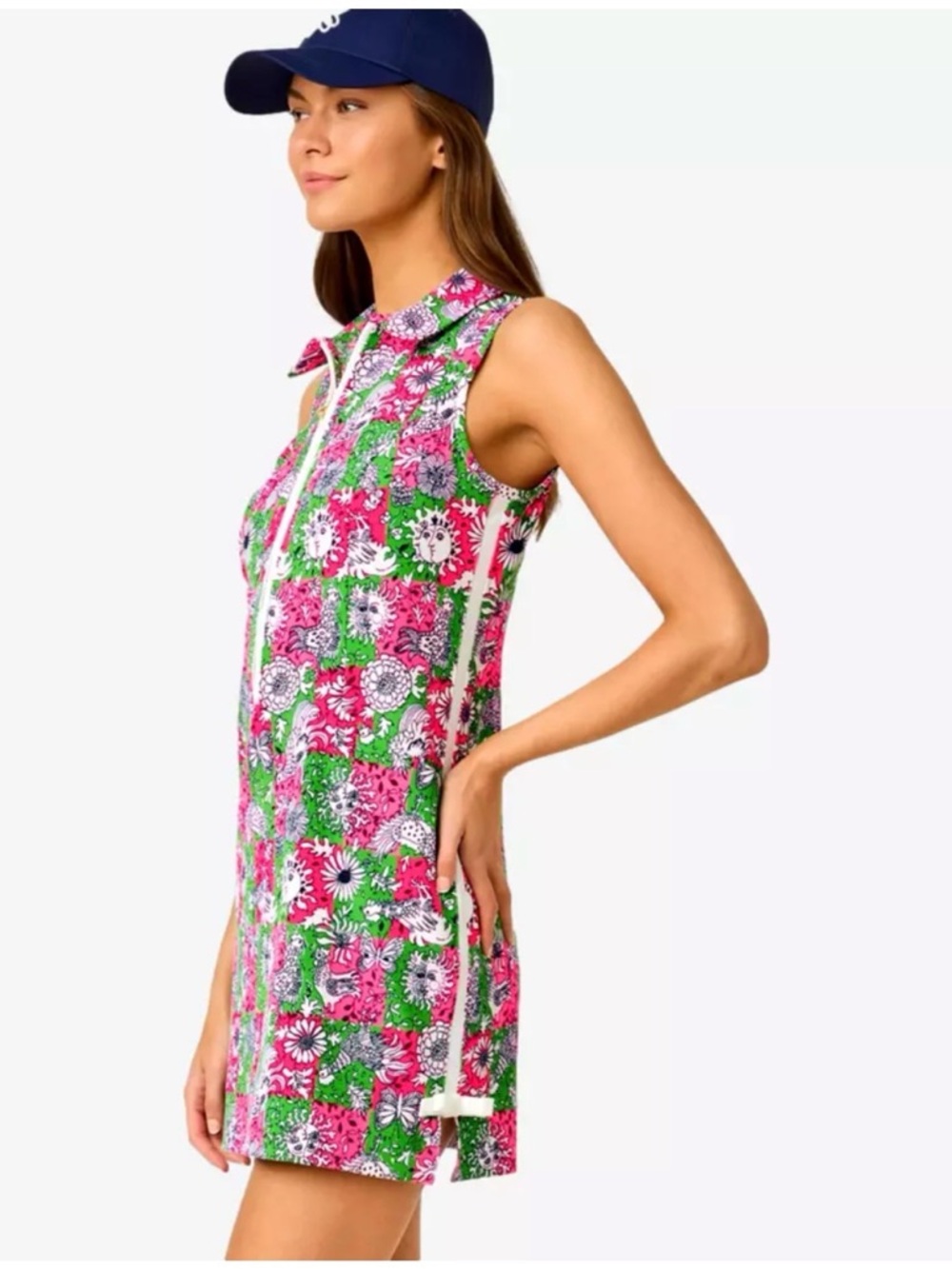 NWT Lilly Pulitzer 16 UPF 50+ Luxletic Kathy Bow Dress “Cherry Blossom Pink”